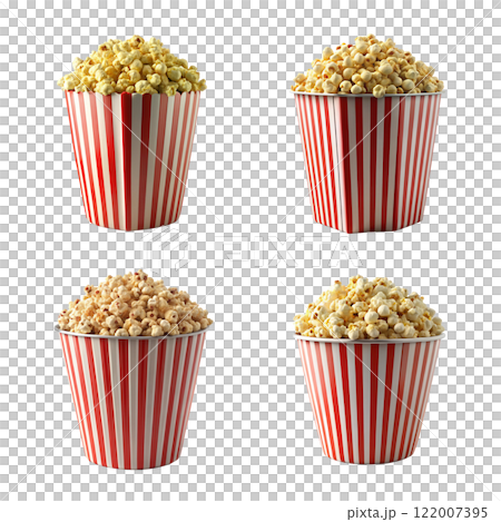 3d rendering of beautiful and realistic Popcorn 122007395
