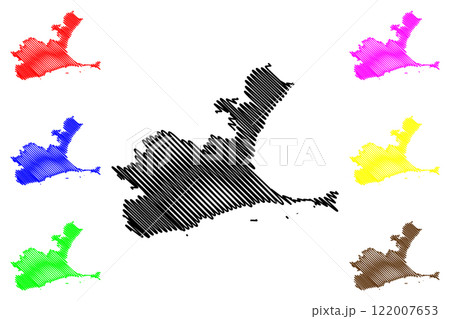 Ramanathapuram district (Tamil Nadu State, Republic of India) map vector illustration, scribble sketch Ramnad map Ramanathapuram district (Tamil Nadu State, Republic of India) map vector illustration, scribble sketch Ramnad map 122007653