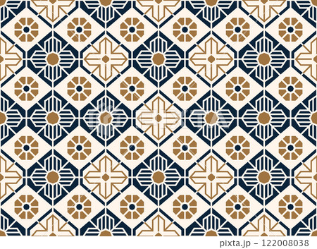 Geometric Elegance: Japanese-Inspired Symmetry Design 122008038
