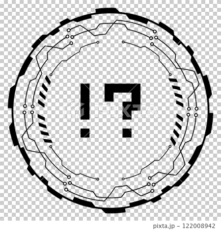 賽博朋克符號圖示黑色 賽博朋克符號圖示黑色 122008942