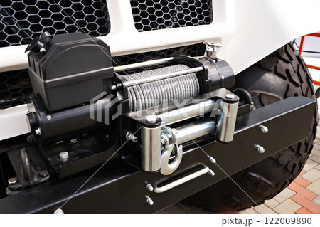 Steel wire rope winch car 122009890