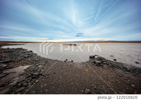 Landscape at Hvammsfjordur fjord on the island of Iceland Landscape at Hvammsfjordur fjord on the island of Iceland 122010820
