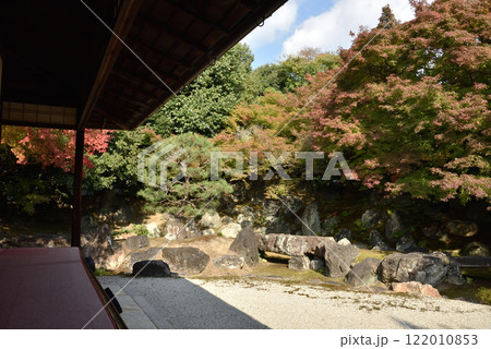 色づき始めた圓徳院　北庭(京都市東山区) 122010853