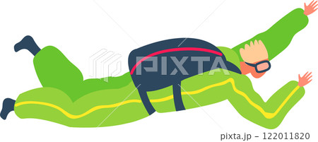 Skydiver in a wingsuit soaring through the air, experiencing the thrill of free fall while performing daring stunts. Embracing the excitement of extreme sports and adventure Skydiver in a wingsuit soaring through the air, experiencing the thrill of free fall while performing daring stunts. Embracing the excitement of extreme sports and adventure 122011820