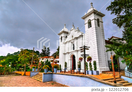 Church of Christ, Lord of Mercies in Santa Lucia, Francisco Morazan department of Honduras. Central America Church of Christ, Lord of Mercies in Santa Lucia, Francisco Morazan department of Honduras. Central America 122012706