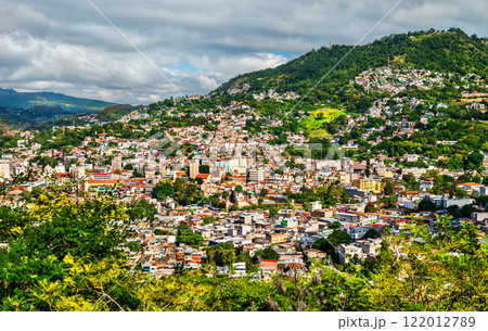 Skyline of Tegucigalpa from Cerro Juana Lainez. The Capital City of Honduras in Central America Skyline of Tegucigalpa from Cerro Juana Lainez. The Capital City of Honduras in Central America 122012789