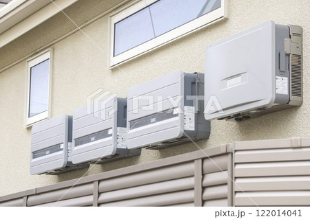 蓄電池　パワーコンディショナー　パワコン　外壁 122014041