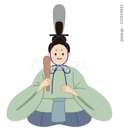 ひな祭りの男雛のベクターイラスト 122014932