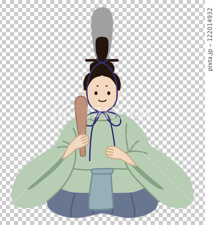 ひな祭りの男雛のベクターイラスト 122014932