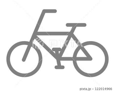自転車のシルエットアイコン 自転車のシルエットアイコン 122014966