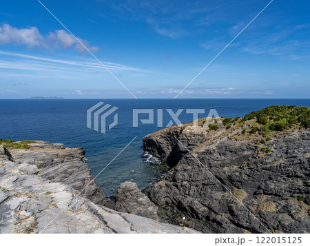 沖縄県座間味島 女瀬の崎展望台からの風景 沖縄県座間味島 女瀬の崎展望台からの風景 122015125