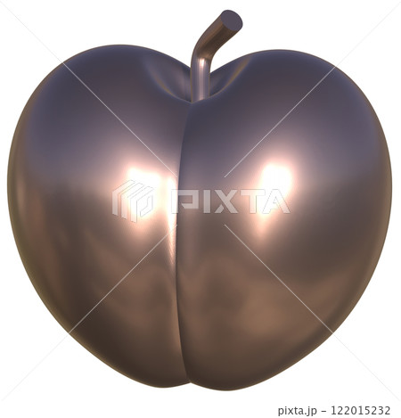 Metal apple 3D 122015232