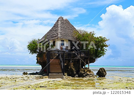 タンザニア・ザンジバル、海上レストラン、ザ・ロック 122015348