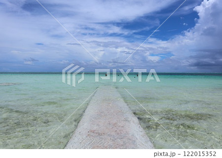 タンザニア・ザンジバル、ピングウェのビーチ 122015352