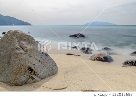屋久島の海亀産卵地(春)永田いなか浜の絶景 122015688