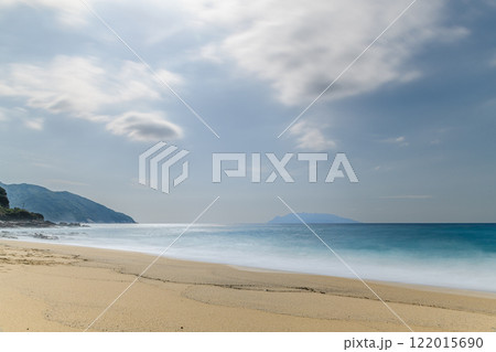屋久島の海亀産卵地(春)永田いなか浜の絶景 122015690