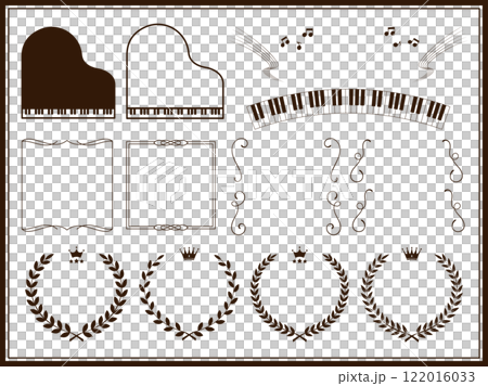 簡單的古典音樂框架集 簡單的古典音樂框架集 122016033