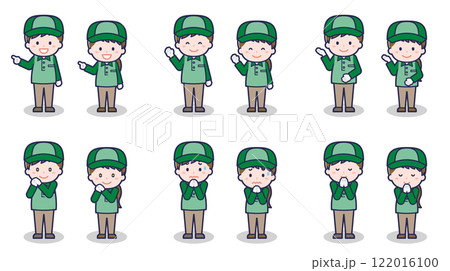 配達員の男女 04 122016100