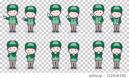 配達員の男女 04 122016100