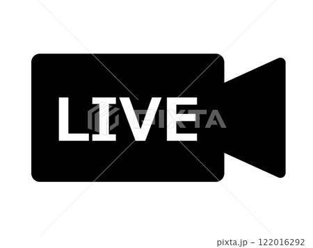 ライブ配信のアイコン(生放送のマーク) ライブ配信のアイコン(生放送のマーク) 122016292