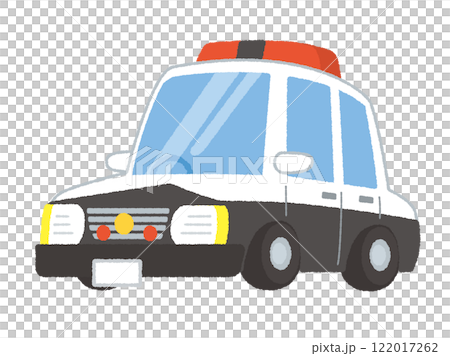パトカーのイラスト 122017262