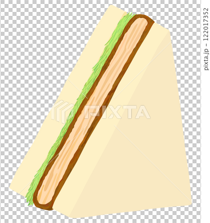 カツサンド イラスト ベクター素材 カツサンド イラスト ベクター素材 122017352