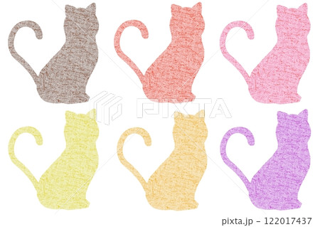 ねこのシルエット(セット) 122017437