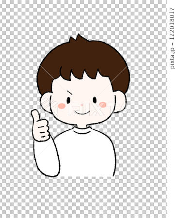 一個男孩擺好姿勢的插圖 一個男孩擺好姿勢的插圖 122018017