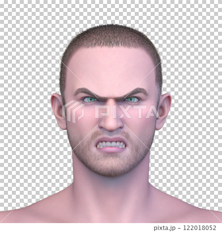 男性の顔アップ 122018052