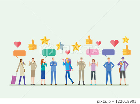 レビューや口コミと人々 レビューや口コミと人々 122018903