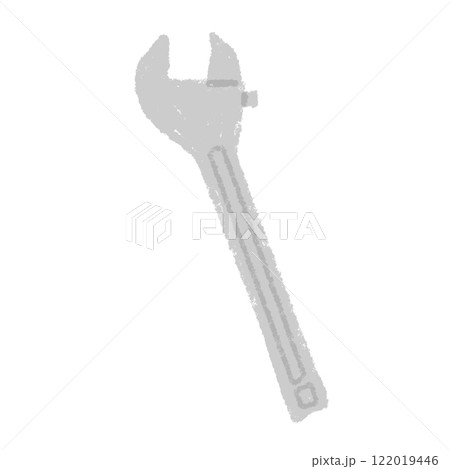 素朴な手描きのレンチ 素朴な手描きのレンチ 122019446