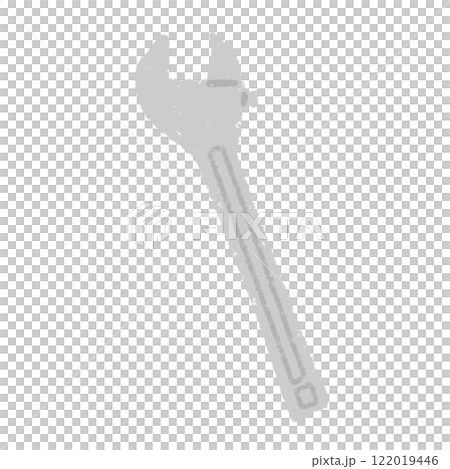 素朴な手描きのレンチ 素朴な手描きのレンチ 122019446