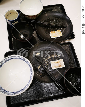 ファーストフードの唐揚げ定食 122020358