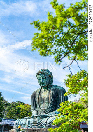 【神奈川県】新緑に囲まれた鎌倉の大仏 【神奈川県】新緑に囲まれた鎌倉の大仏 122020418