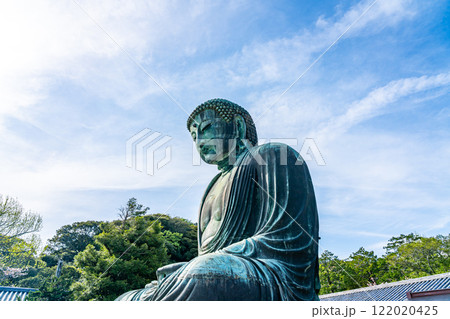 【神奈川県】爽やかな青空と鎌倉の大仏 【神奈川県】爽やかな青空と鎌倉の大仏 122020425