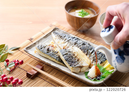 鯖の塩焼き 122020726