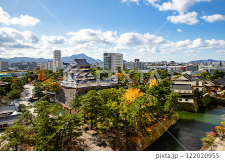 晩秋の小倉城 122020955