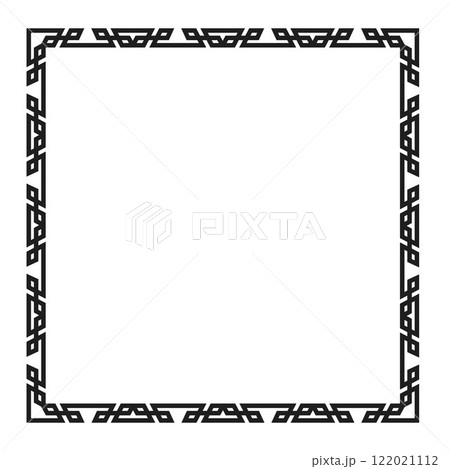 square line frame decoration vector element template 122021112