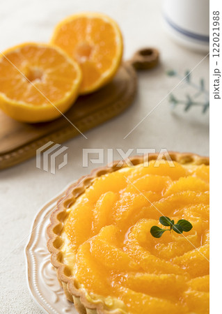 オレンジのフルーツタルト 122021988
