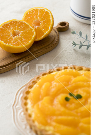オレンジのフルーツタルト 122021989