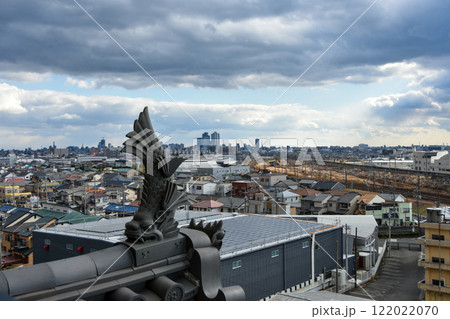 清洲城から眺める城下町の風景 122022070