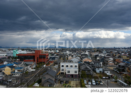 清洲城から眺める城下町の風景 122022076