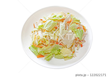 簡単調理のためのカット野菜【白背景・切り抜き】 122022171