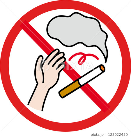 タバコのポイ捨てを注意喚起するイラスト タバコのポイ捨てを注意喚起するイラスト 122022430