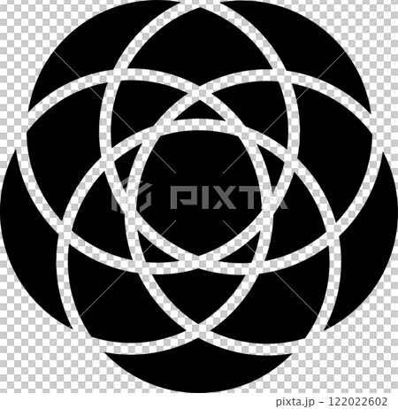 Overlapping circles icon, diagram, maths 122022602