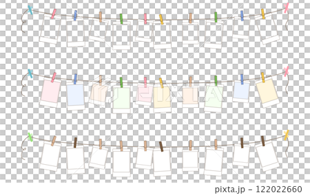 即時膠片風格相框向量素材插畫集 122022660