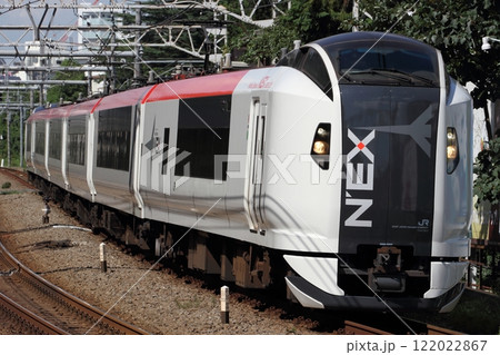 原宿駅を通過する成田エクスプレス E259系 122022867