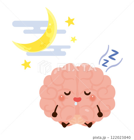 休む脳のキャラクター 122023840