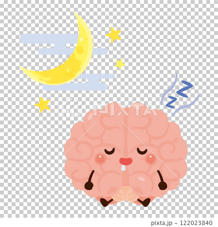 休む脳のキャラクター 122023840