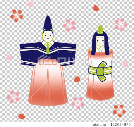 可愛的大里雛桃節雛娃娃 可愛的大里雛桃節雛娃娃 122024970